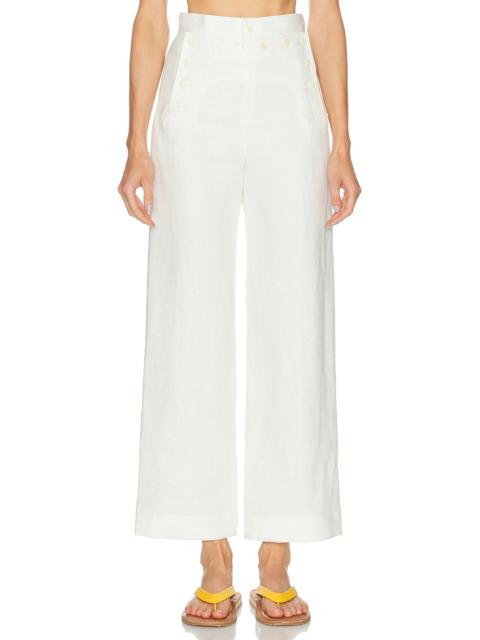 Linen Sailor Trousers