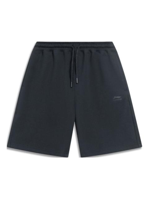 Li-Ning Chinese Color Label Logo Shorts 'Black' AKST079-5