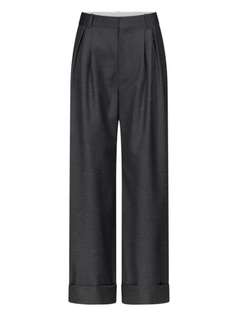 pleated trousers