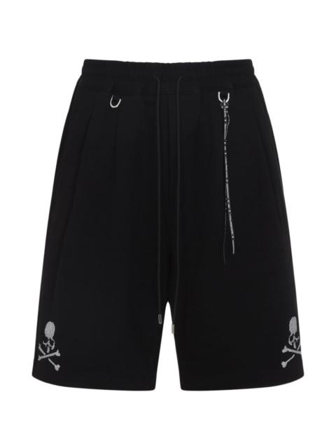 skull drawstring shorts
