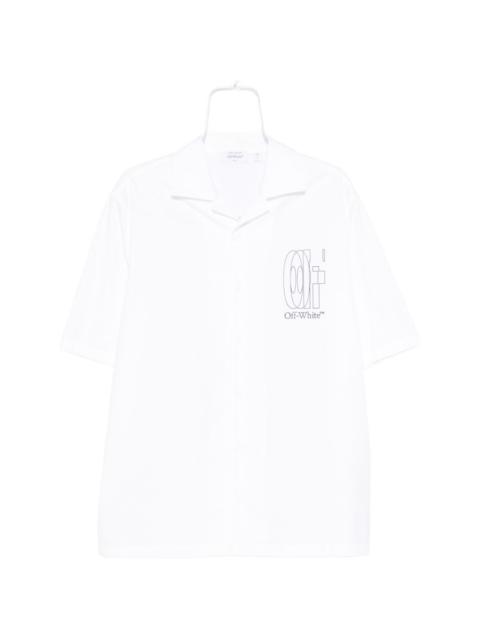 logo-print short-sleeve shirt