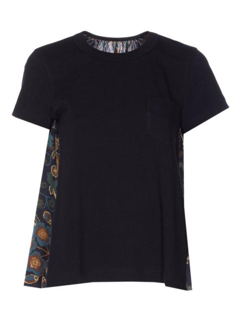 floral-print pocket T-shirt