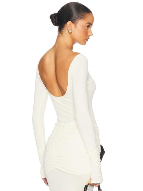 Matte Jersey Long Sleeve Top