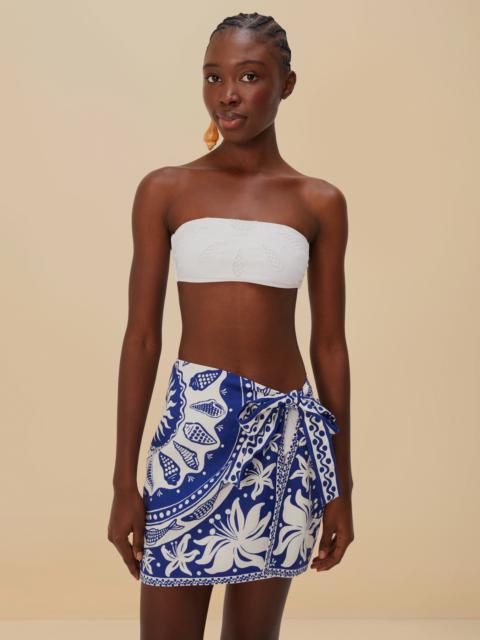 Off-White Ocean Scarf Lenzing™ Ecovero™ Euroflax™ Mini Skirt