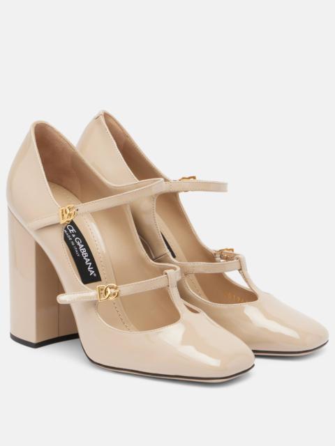 DG 105 patent leather Mary Jane pumps