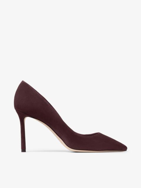 Romy 85
Deep Merlot Tonal Suede Pumps