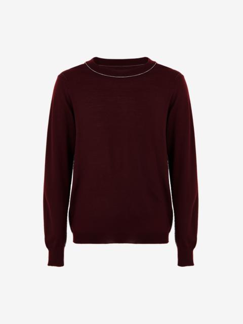 Crew-neck merino sweater