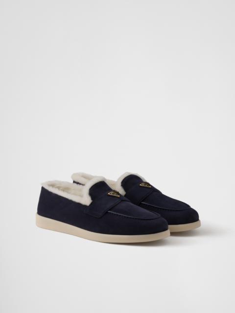 Suede loafers