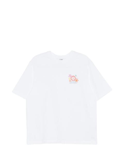 graphic-print oversized T-shirt