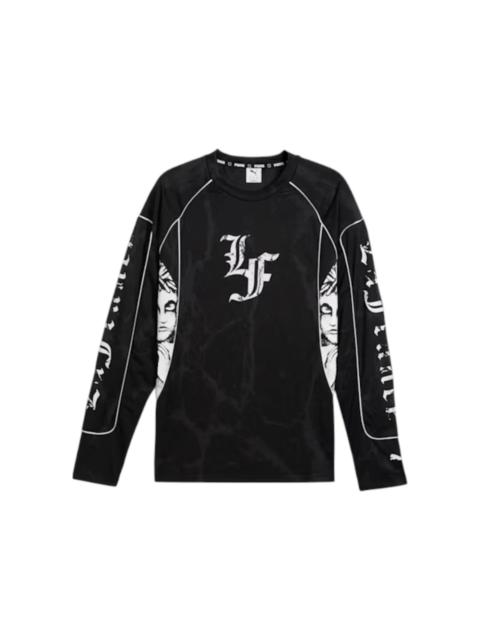 Puma Lamelo Ball LaFrance Written in Chrome Jersey Black/Flat Medium Gray AOP