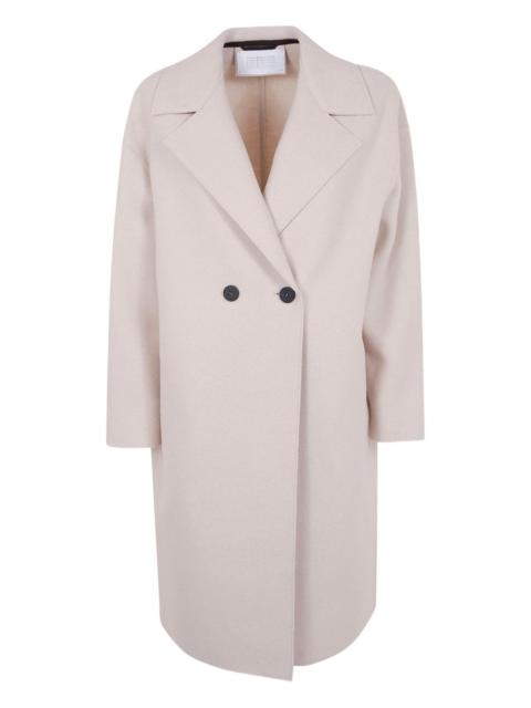 double-breasted wool coat