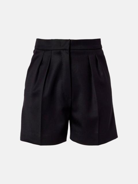 Ozieri high-rise virgin wool shorts