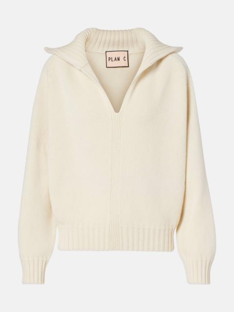 Wool and cashmere sweater