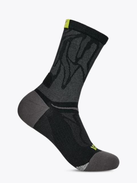 Men's Clifton Crew Run Sock in Black