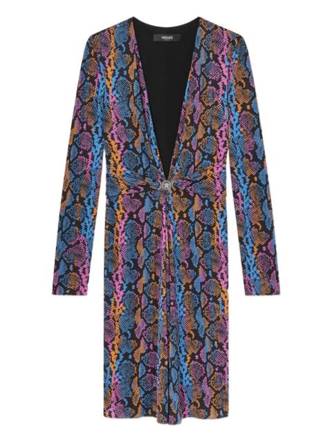 python-print midi dress