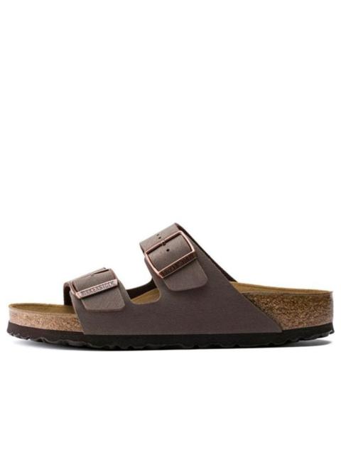 Birkenstock Arizona Birko-Flor Nubuck Sandals 'Mocha' 0151181