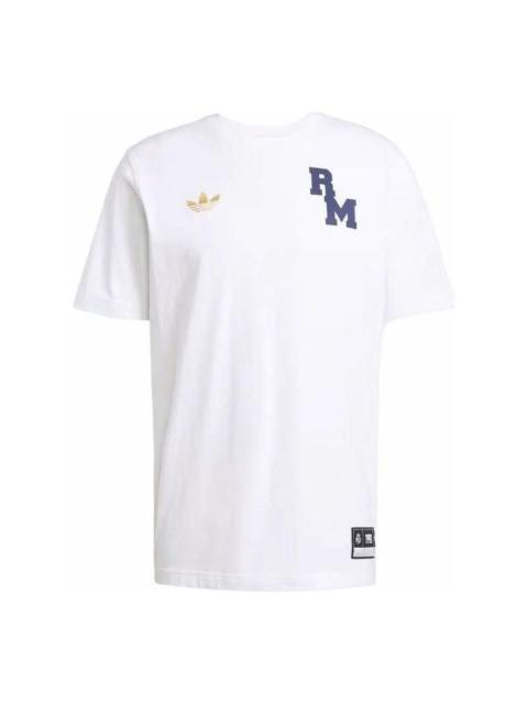 adidas Real Madrid VRCT T-Shirt 'White Navy' JL6116
