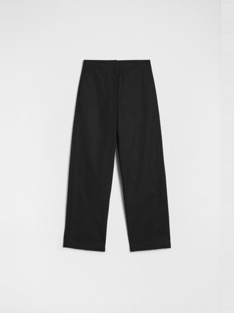 Cotton Tapered Trousers