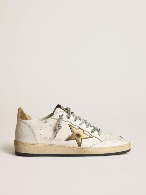 Golden Goose Ball Star sneakers with gold star and heel tab | REVERSIBLE