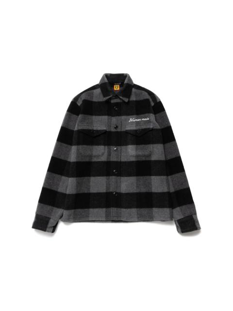 Human Made Wool Overshirt Black