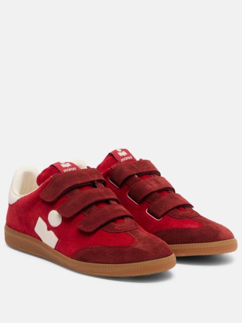Beth logo suede sneakers
