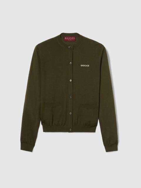 Cashmere silk cardigan