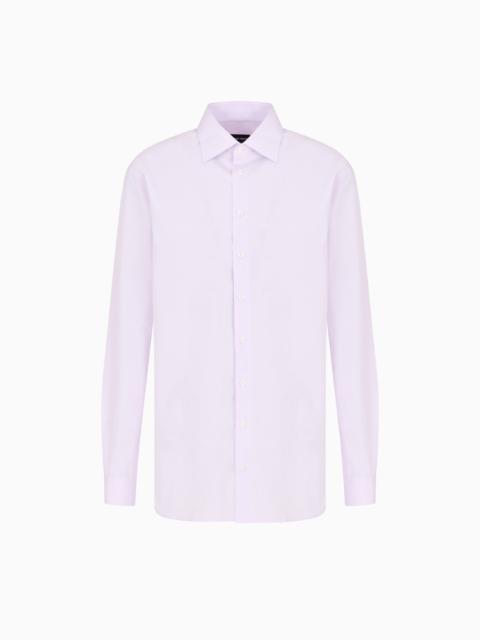Regular-fit luxury cotton shirt