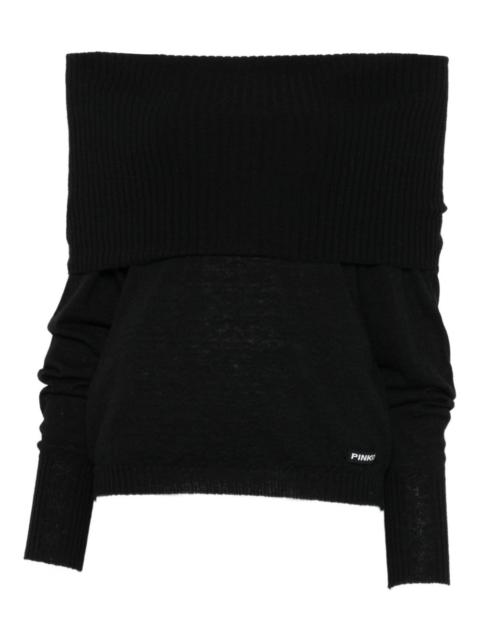 off-the-shoulder sweater