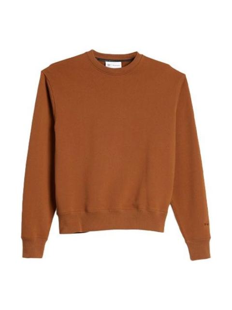 adidas originals x Pharrell Williams Crossover Solid Color Round Neck Pullover Long Sleeves Brown HF
