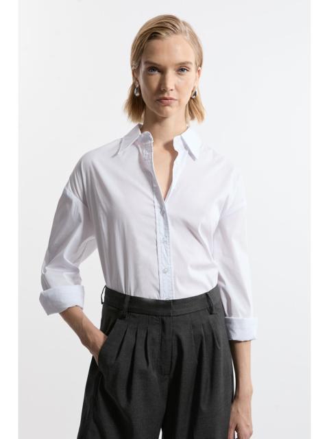 Tailored Cotton Button Through Shirt