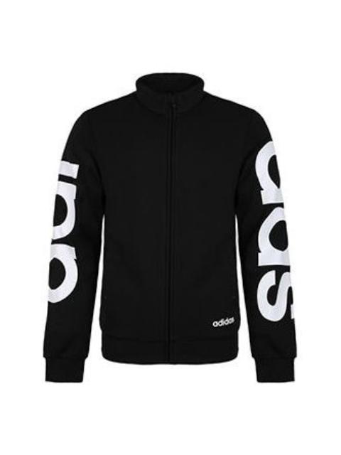 adidas Essentials Track Jacket Casual Sports Black DQ3064
