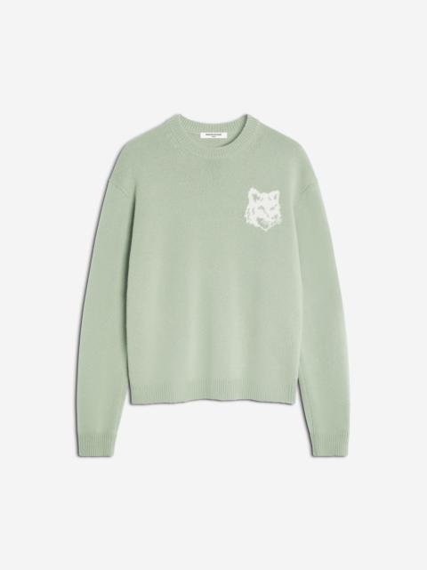 FOX HEAD INTARSIA MERINO JUMPER