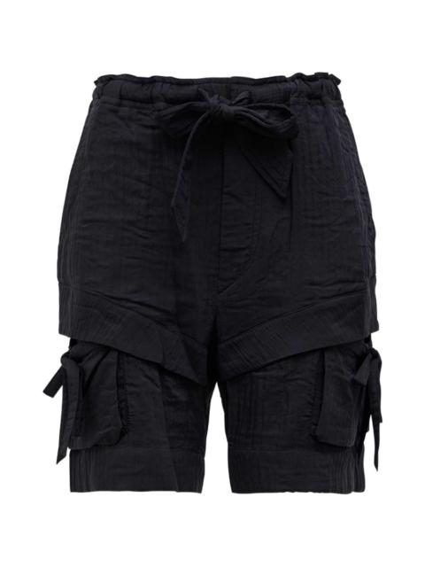 Bermia tie-waist pocket shorts