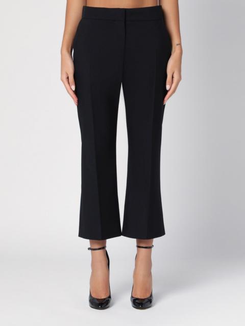 Black tailored trousers in wool