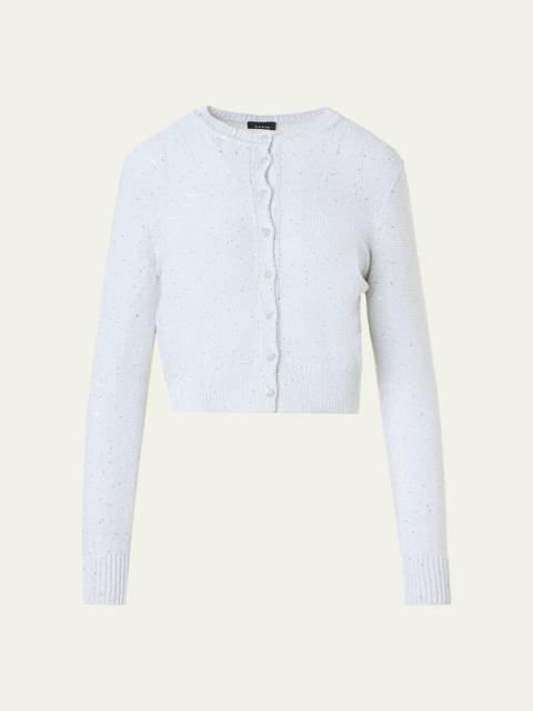 Knit Cardigan with Sequins