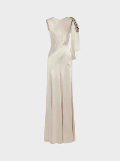Bias-cut Evening Gown