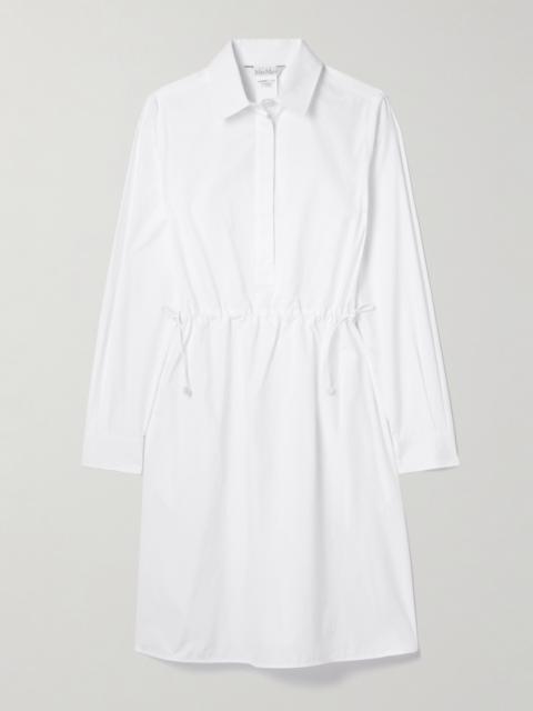 Juanita Cotton-poplin Mini Shirt Dress