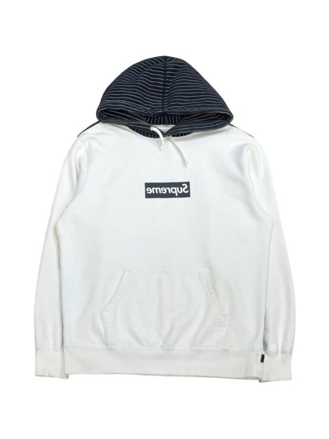 x Comme Des Garçons striped hoodie
