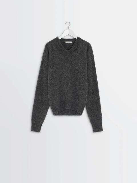 BOXY V NECK SWEATER