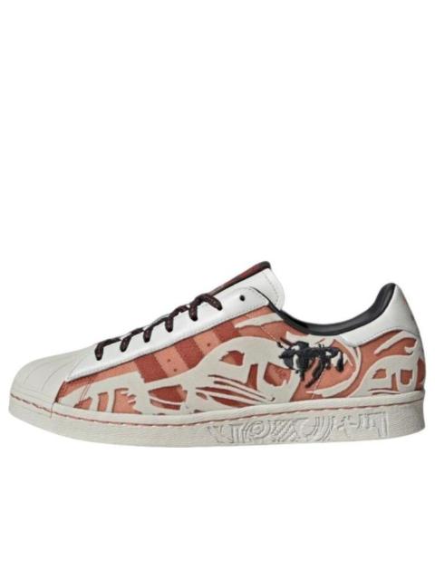 adidas originals Superstar 80s x Han Meilin 'White Red' ID4378