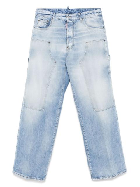 straight-leg jeans