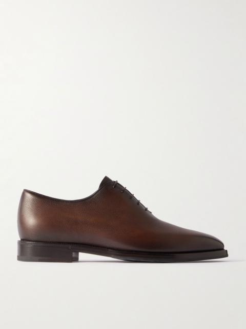 Alessandro Full-Grain Venezia Leather Oxford Shoes Brown