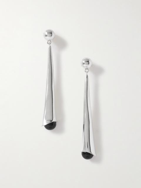 Lou Lou Silver Onyx Earrings