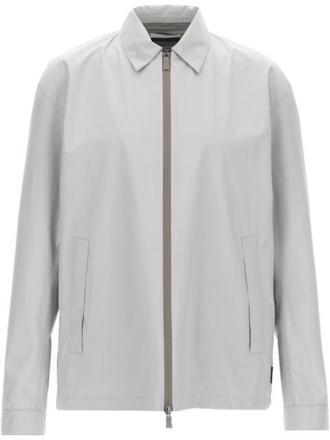 zipped windproof jacket