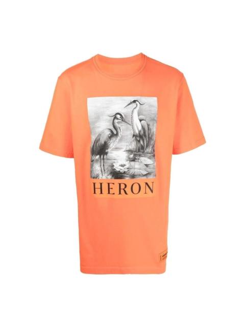 HERON PRESTON Heron T-shirt 'Orange' HMAA026C99JER0012210