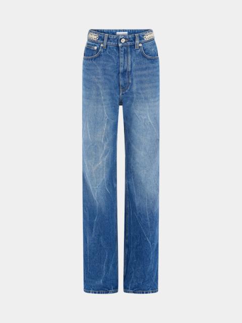 SIGNATURE JEANS WITH 1969 METAL DISCS