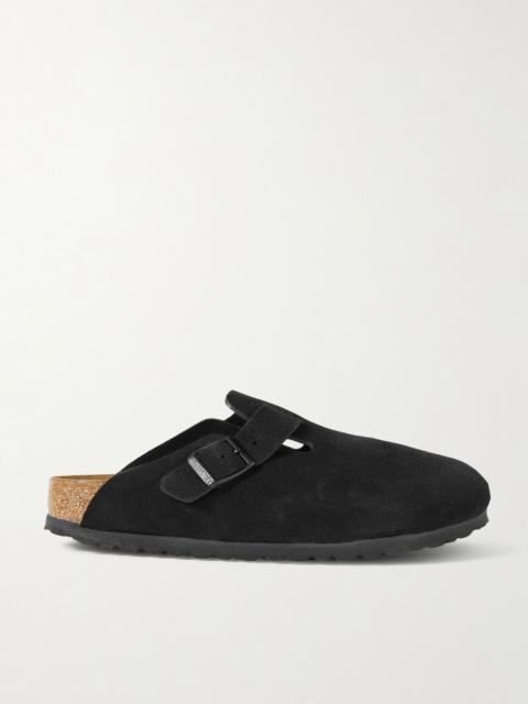 Boston suede clogs Black