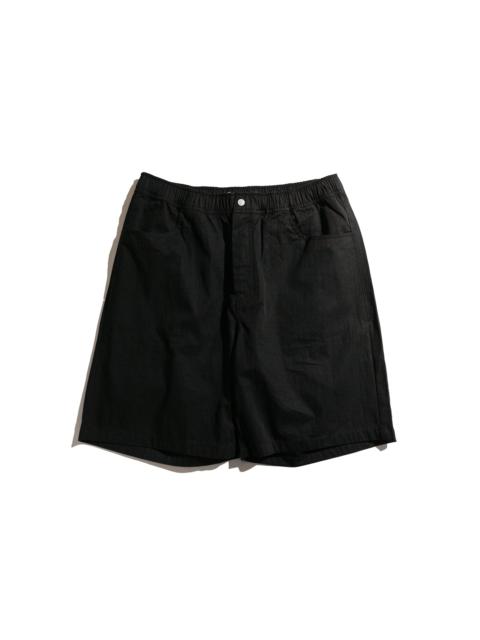 Ragnar Fine Broken Twill Shorts Black