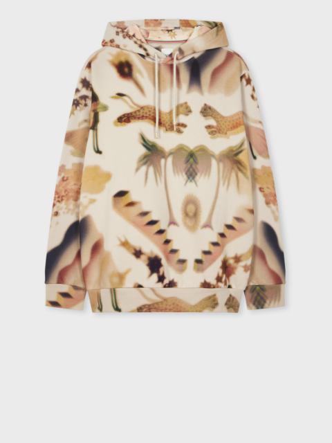 Beige 'Lumiere' Print Hoodie