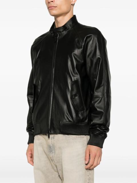 Dsquared2 Zip-up Leather Jacket